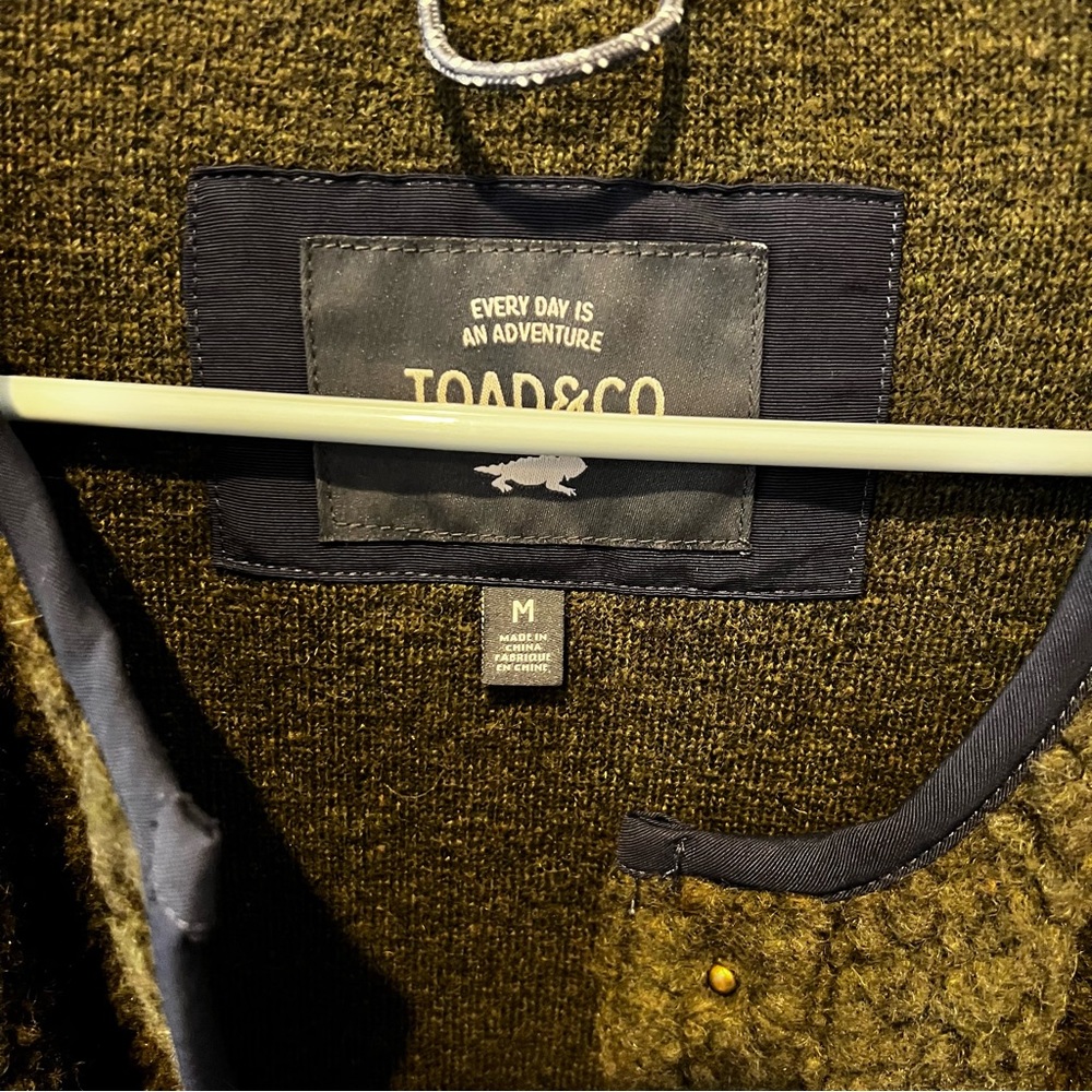 Toad &Co Sespe Sherpa Coatigan sz M - Picture 3 of 5